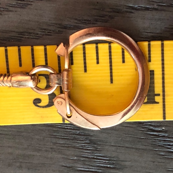 3/$32 VTG 70s Gold Tone/Black Praying Hands Serenity Prayer Religious Key Fob - Picture 7 of 9